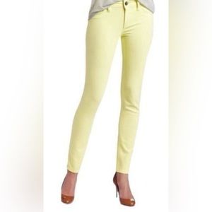 DL1961 Toni High Rise Skinny Jeans Yellow Size 27